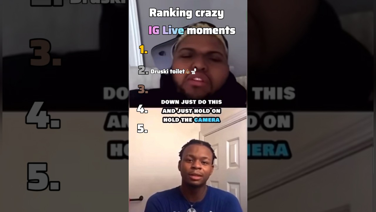 RANKING CRAZY IG LIVE MOMENTS!🤣 