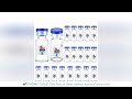 Sterile Glass Vials Sealed with Rubber Stopper and Burr-Free Aluminum Plastics Cap,Sterile Packaged