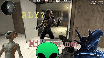 DOWN SYNDROME ALIENS O_O | CSGO Hide & Seek (Funny Moments)