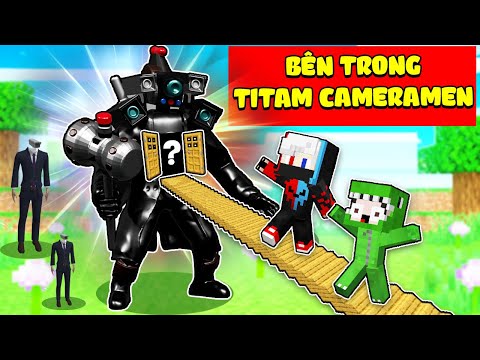MINI GAME: PIXEL THỬ THÁCH 24H SINH TỒN BÊN TRONG QUÁI VẬT TITAN CAMERAMAN CÙNG NOOB TEAM