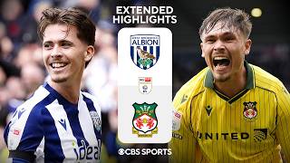 West Bromwich Albion vs. Wrexham: Extended Highlights | EFL Championship | CBS Sports Golazo