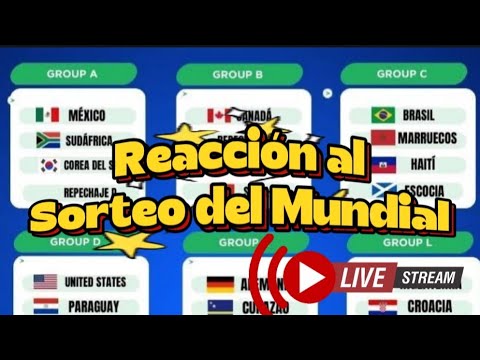 Reacción al Sorteo del Mundial 2026. México pasa de la fase de grupos ...