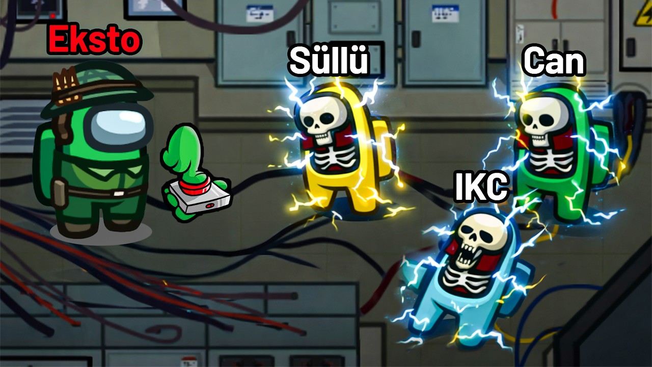 ŞOK VERİP ELEKTRİK ÇARPTIRDIM!!⚡💀 AMONG US SHOCKER MOD | Eksto Ömer