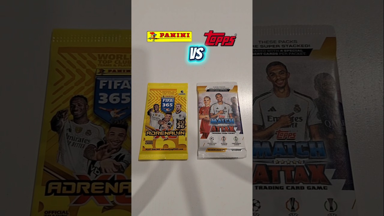 CHALLENGE! PANINI FIFA 365 2026 VS TOPPS MATCH ATTAX 2025/26 