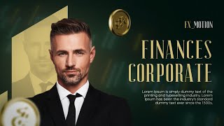 Financial Advisor Presentation Promo - After Effects Template