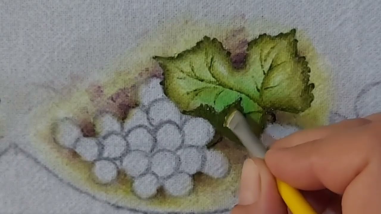 07 - Pintura 2026 - Aprenda a pintar cachinho de uvas 