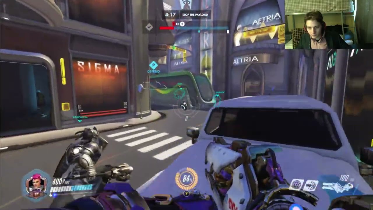 Overwatch Season 32 Online Multiplayer Match #34 On PC With Commentary While Playing As Zarya