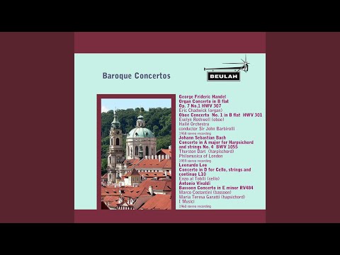 Organ Concerto in B Flat Op. 7 No. 1 HWV 307: 1. Adagio