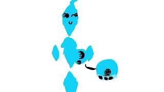 JSAB Light blue Diamond vore you Prey inside her stomach wall