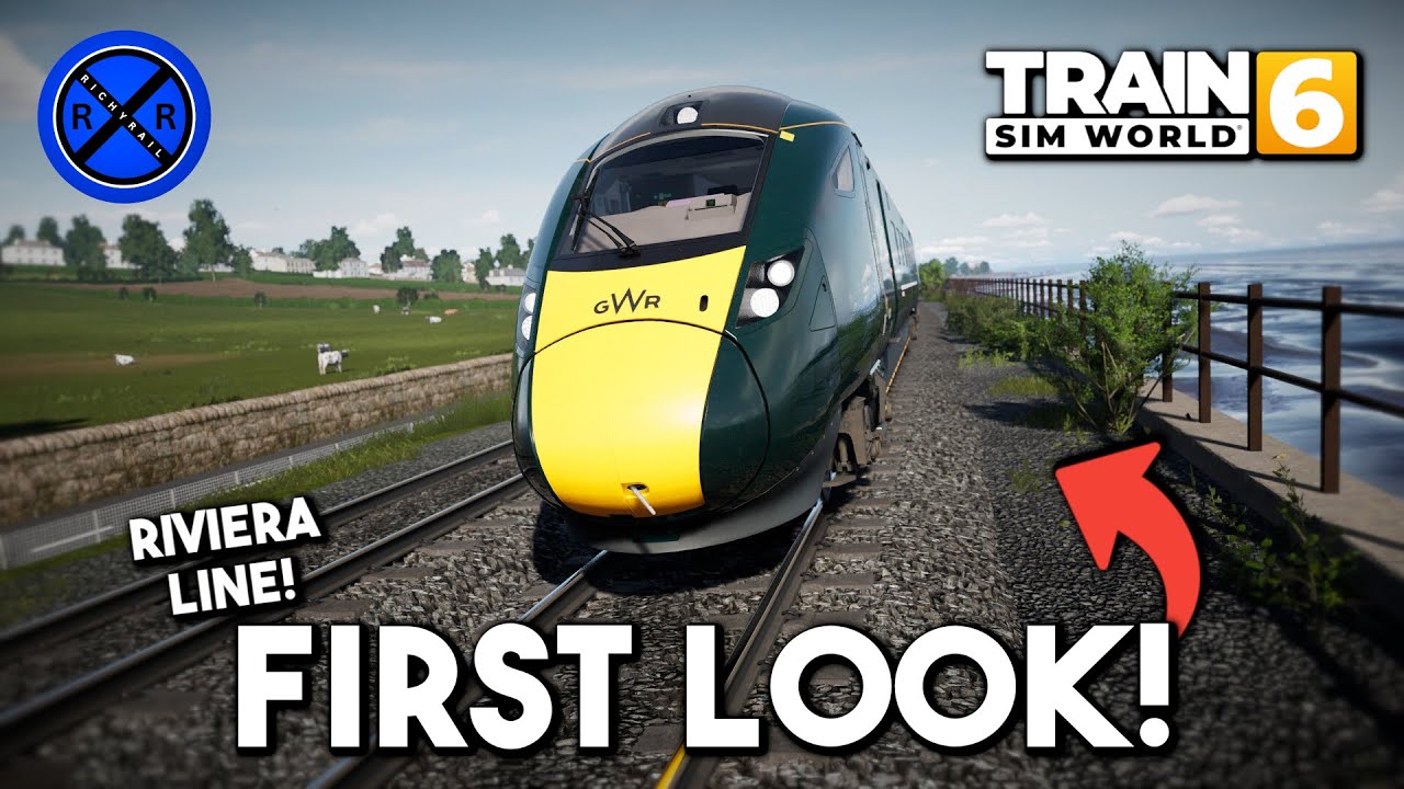 ПЕРВЫЙ ВЗГЛЯД на ЛИНИЮ РИВЬЕРА в Train Sim World 6!