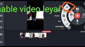 How to enable kinemaster video layer