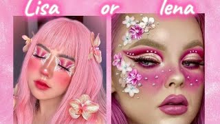 Lisa or lena ❤️[beautiful makeup edition 💄💅] #choselisaorlena #pleasesubscribe #keepsupporting