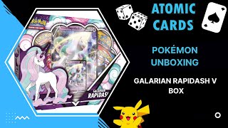 Pokémon Unboxing - Galarian Rapidash V Box - YouTube