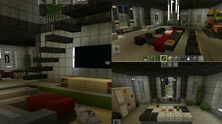 MINECRAFT INTERIOR HOME DESIGNS | @minecraft | BLOCK BUILD