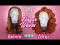 How to Style a Wig: Finger Waves Tutorial | Drag Queen Wig