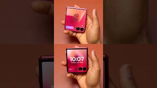 Galaxy Z Flip 7 vs Razr 60 Ultra Cover Screen