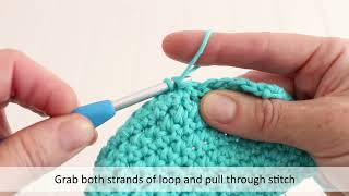 Crochet | Loop Stitch (left handed)