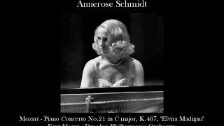 Annerose Schmidt Mozart - Piano Concerto No.21 Kurt Masur Dresden PO