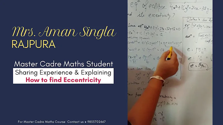 #102 Aman Singla Mam | Master Cadre Maths Unique T...
