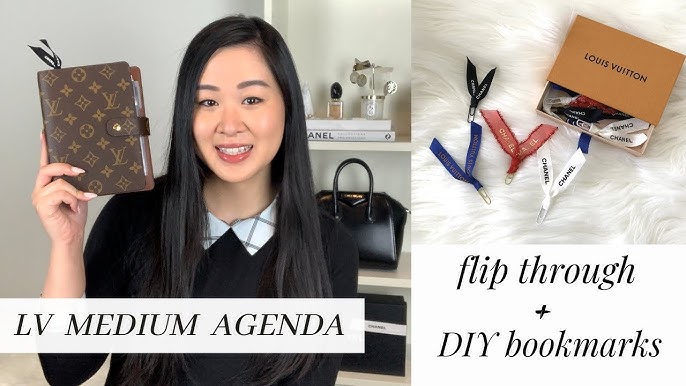 LOUIS VUITTON AGENDA GM REVIEW AND SETUP + MUST-HAVE PLANNER ACCESSORIES 