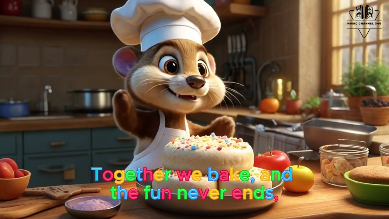 The Cookie-Making Ferret | Fun Song for Kids | Animal Song for Children