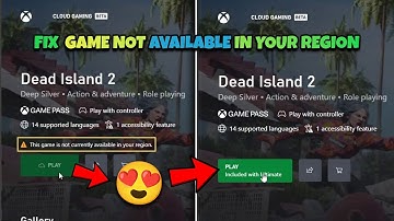 How To FIX Cloud Gaming "Game Not Available in Your Region" (2025) | No VPN Required!