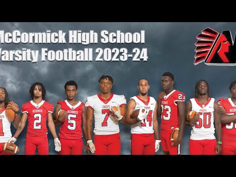 McCormick High School Varsity Football Team 2023-24