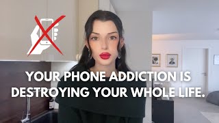 HOW TO OVERCOME YOUR PHONE ADDICTION | realizing the danger of it, STOP doomscrolling & start LIVING