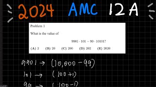 2024 AMC 12A Problem 1 / 2024 AMC 10A Problem 1