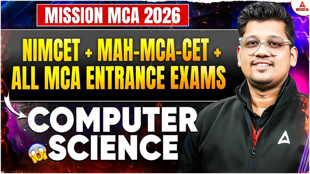 MISSION MCA 2026 🚀 | NIMCET + MAH MCA CET + All MCA Entrance Exams ...
