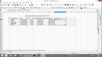 LibreOffice: Tutorial Using PRODUCT, IF, and SUM Formulas on Calc Spreedsheet