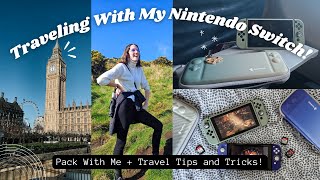 Traveling With My Nintendo Switch!✈️ | pack with me + important gaming travel tips!