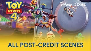 Pixar Toy Story 4 - All Post-Credit Scenes | Toy Story 4 Best Scenes | HD