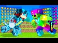 STORM Armor JJ vs RAINBOW Armor Mikey in Minecraft - Maizen JJ and Mikey