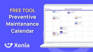 Preventive Maintenance Calendar - Free Tool by Xenia screenshot 2