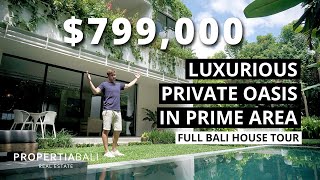 Incredible Luxury Bali Real Estate with Lush Oasis In Canggu 🙌 [Full Tour]