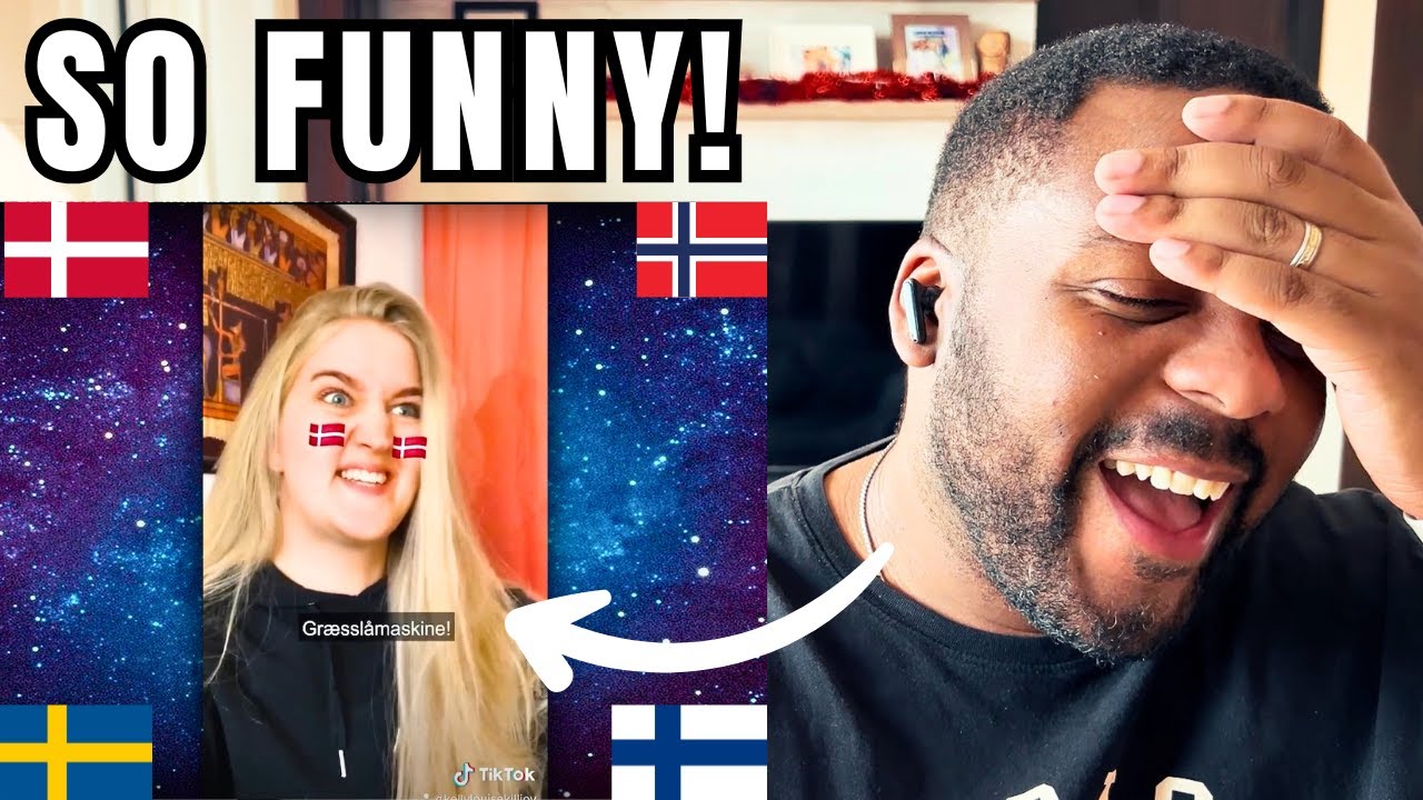 Brit Reacts TikTok series | Language class with the Nordic countries
