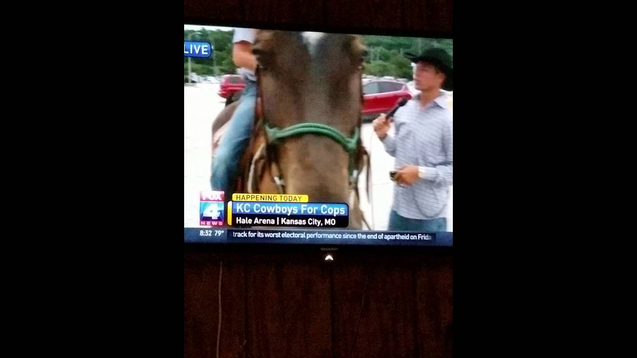 Kansas City Cowboys for Cops Parade  5/5/2016 Fox4 Coverage