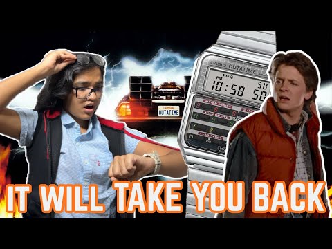 This CASIO will TAKE YOU BACK l CASIO x BACK TO THE FUTURE collaboration model review CA-500WEBF-1A