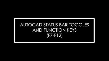 Lesson 1.5_AUTOCAD STATUS BAR TOGGLES AND FUNCTION KEYS (F7, F8, F9, F10, F11, F12)...continuation..