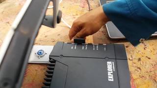 How to point and play BGAN 710 2016 new