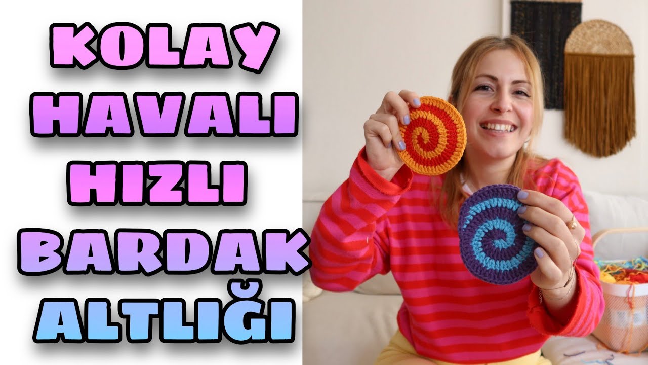 BARDAK ALTLIĞI YAPALIM | PAZAR PROJESİ 1.BÖLÜM | Easy Crochet Coasters