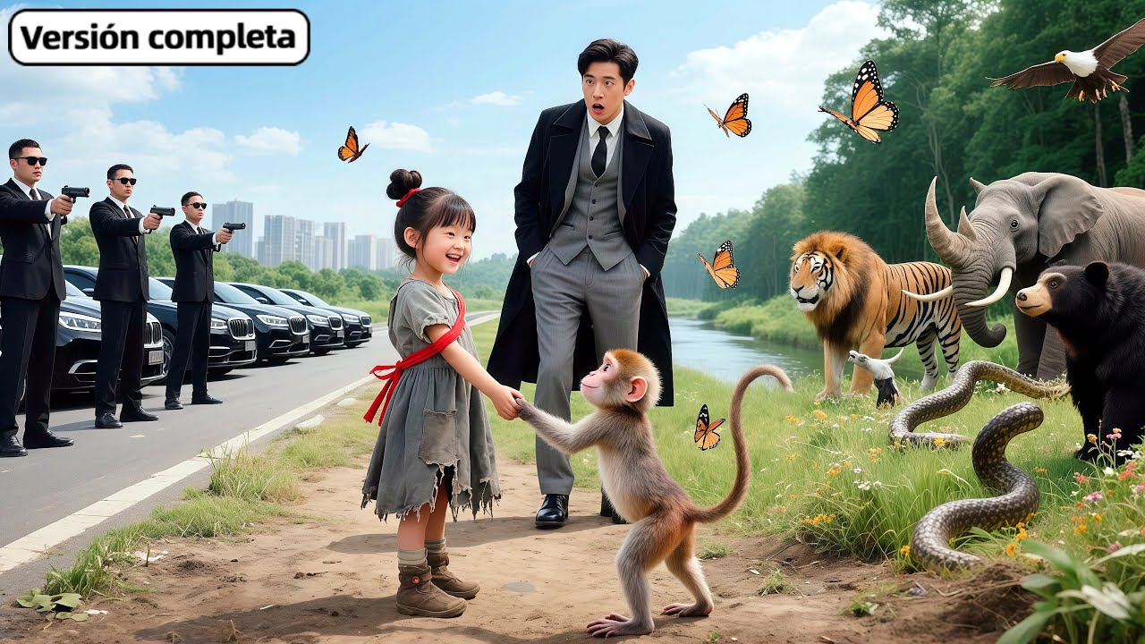 CEO Arruinado Rescata A 1Niña En Río,No Imagina Q Habla Con Animales&Ayuda A Reconstruir Su Imperio!