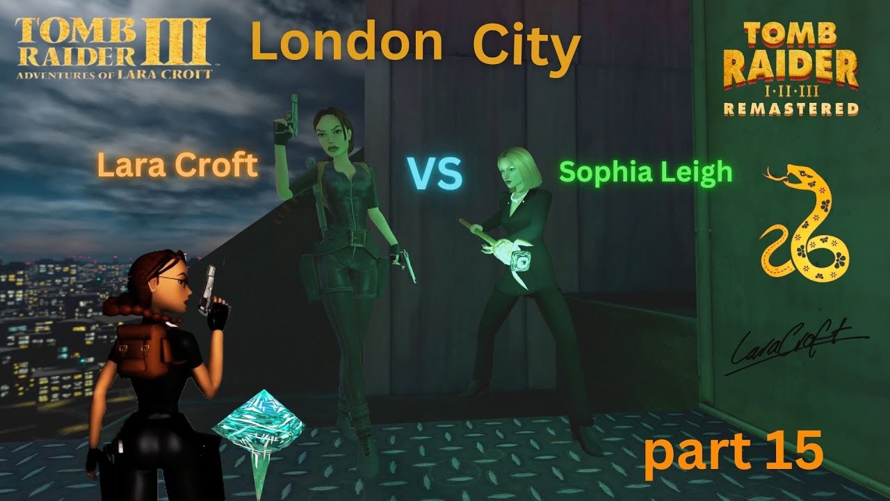 Tomb Raider III Sophia Leigh Boss fight 