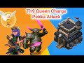 Th9 Queen Charge Pekka Attack Strategy | Townhall 9 Queen Charge Pekka Attack | Clash Of Clans