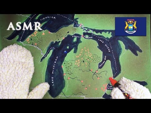 asmr-1hr-drawing-map-of-michigan-|-history