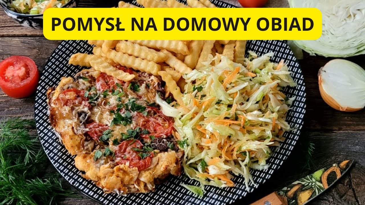 Pyszny, łatwy i szybki pomysł na obiad. Zapiekany kurczak z pieczarkami i serem. Mega pyszny.