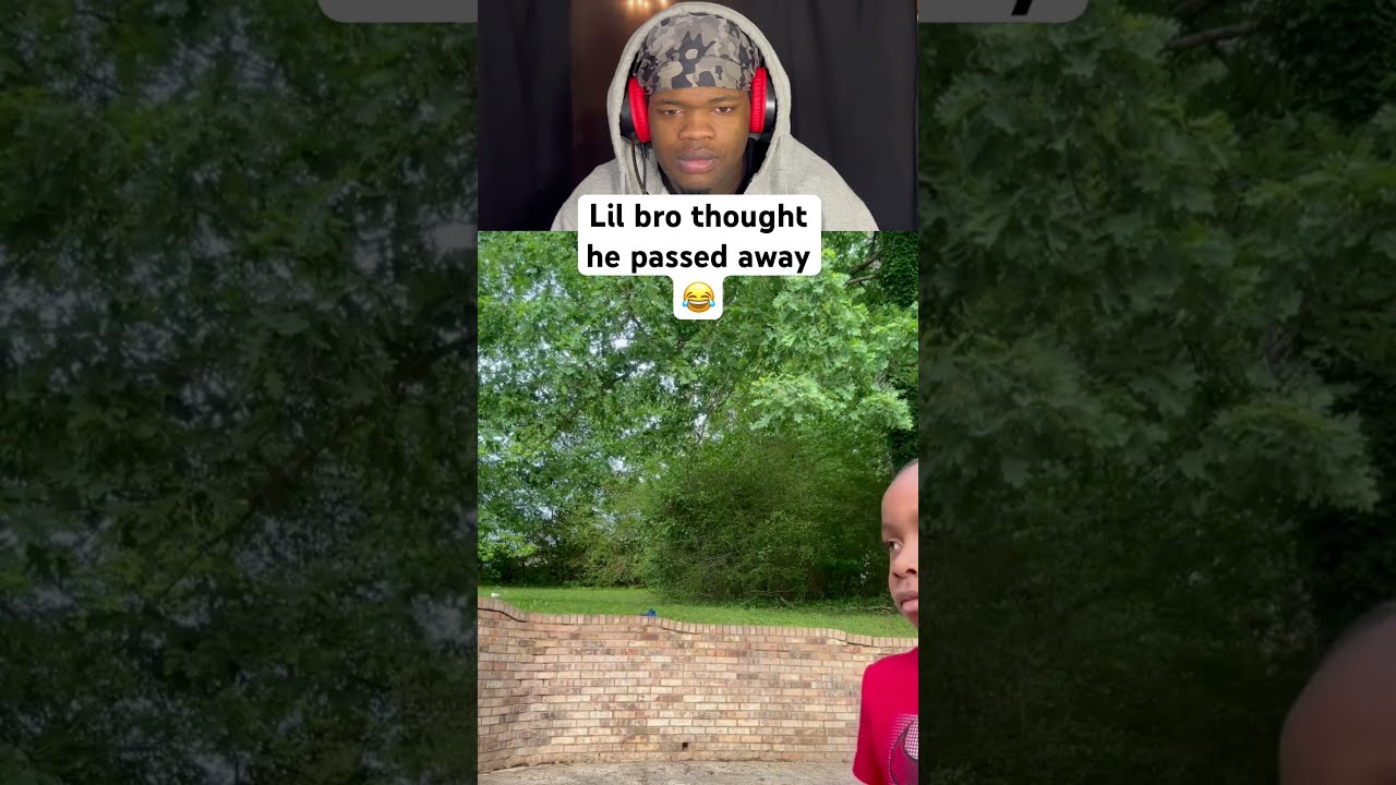 Lil Bro Thought He Passed Away 