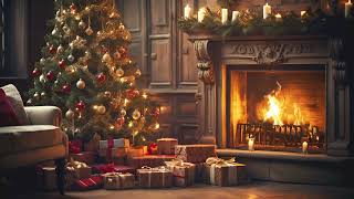 Jazz Christmas Songs 2024 ? Christmas Music with Fireplace Sounds Playlist 2024