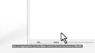 Aggregation in the cube